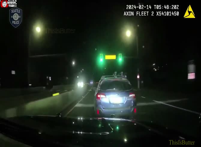 Video :After stealing a car, two armed teenagers, ages 13 and 14, try to elude the police